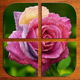 Flowers jigsaw puzzles icon