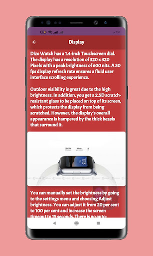 Dizo Watch 2 Pro Guide Screen 2