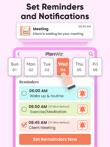 Screenshot of Daily Planner and Journal