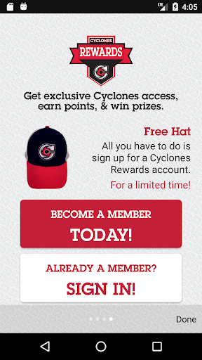 Android application Cincinnati Cyclones screenshort
