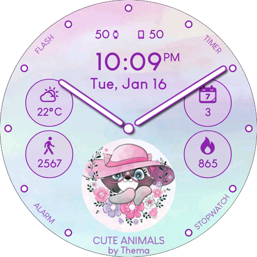 Cute Animals Watch Face Logo