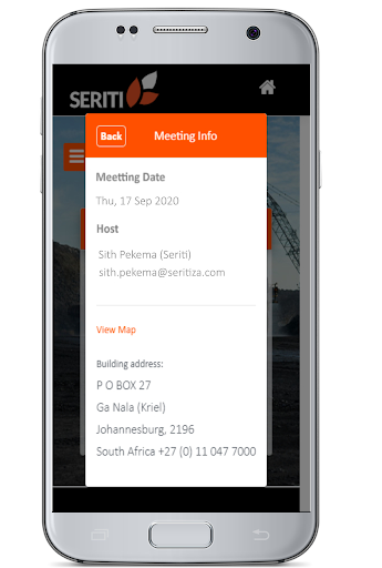 Seriti Visitor Screen 3