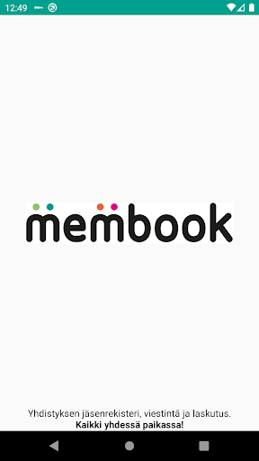 Android application Membook screenshort