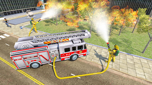 Firefighter Truck Rescue Sim screenshot