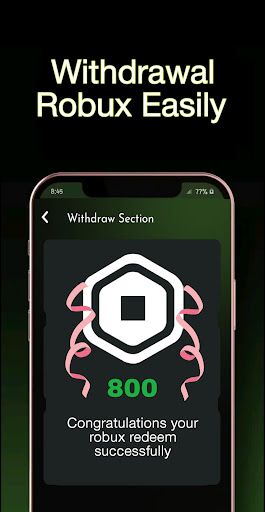 Android application Robux Mining Reward screenshort
