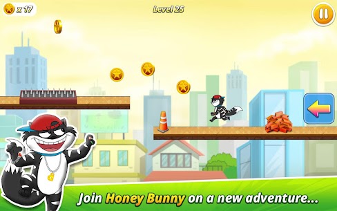 Honey Bunny – Run for Kitty : Hero Runner Dash MOD APK (Ads Free) 1
