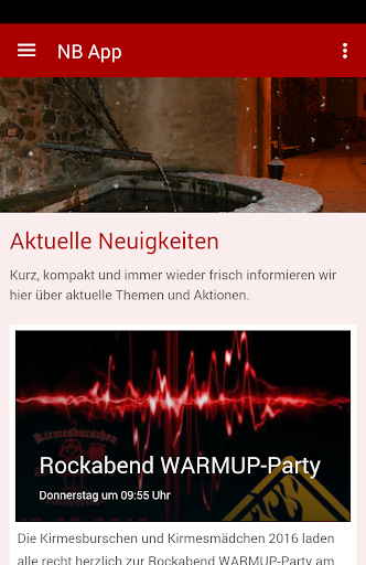 Android application niederbrechen.de screenshort