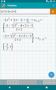 Fraction Calculator + Math PRO Tangkapan layar