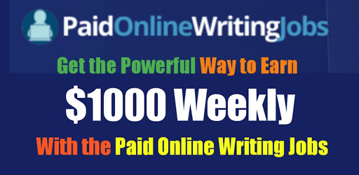 Tela do APK Paid Online Writing Jobs Pro. 1659567317