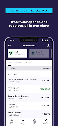Pluxee India: prev Sodexo-Zeta Screenshot 4 - AppWisp.com