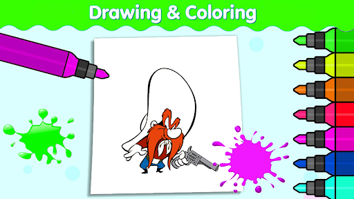 Android application Yosemite_Sam coloring game screenshort