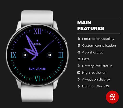 Classic Ocean Watch Face Screen 2