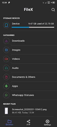 App screenshot
