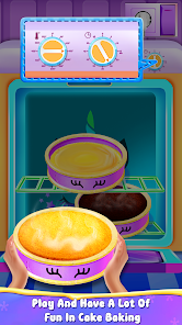 Captura de Pantalla 13 Unicorn Cake Maker-Bakery Game android
