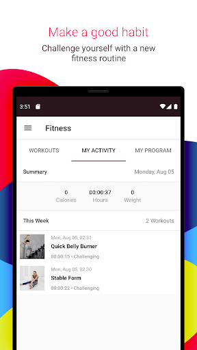 Android application Lose Belly Fat in 28 Days of F screenshort