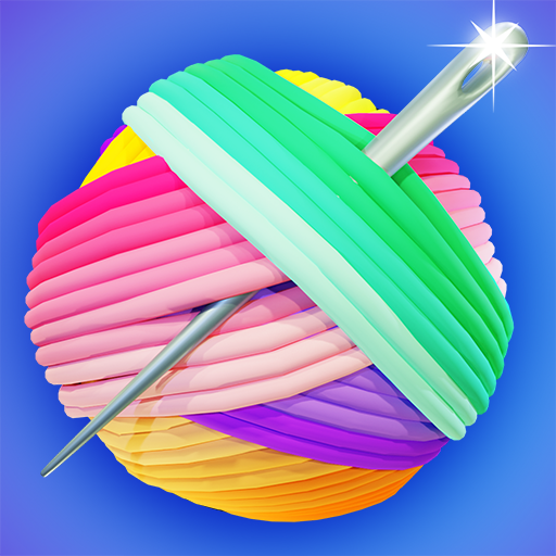 Cross Stitch Coloring Mandala logo