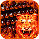 Cover Image of Скачать Тема для клавиатуры «Жестокий тигр 3D»  APK