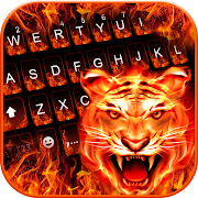  Cruel Tiger 3D Keyboard Theme 