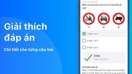 600 Câu Lý Thuyết GPLX OTOMOTO Screenshot 2 - AppWisp.com