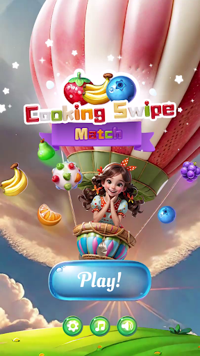 Android application Cooking Swipe Match screenshort