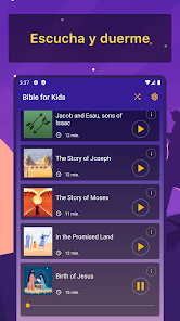 Captura 9 Bíblia para niños. Cuentos 0+ android