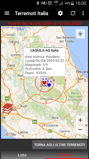 Terremoti Italia 4.3.33 screenshots 3