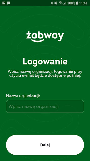 Android application żabway screenshort