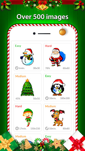 Screenshot of Christmas Color by Number