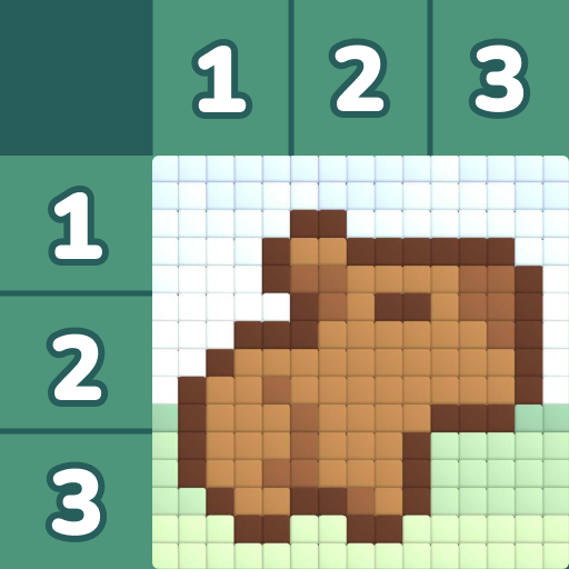 Nonogram Relax: Capybara Trip Logo