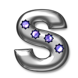 Bling-bling S-monogram icon