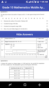 Grade 10 Mathematics Mobile Application  Screenshots 5