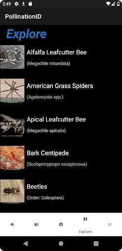 PolliNation ID Screen 2