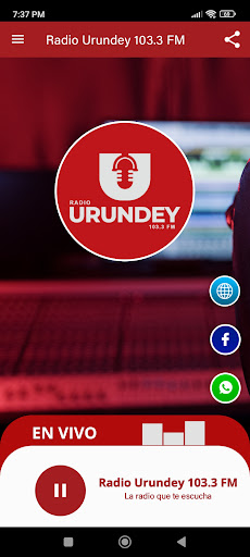 Android application Radio Urundey 103.3 FM screenshort