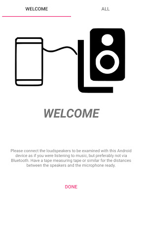 Android application Room Acoustics Meter screenshort