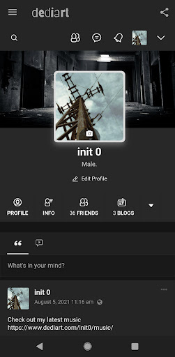 Dediart - Artist Community Screen 2