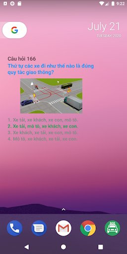 600 Câu Hỏi Ôn Thi GPLX Screen 3