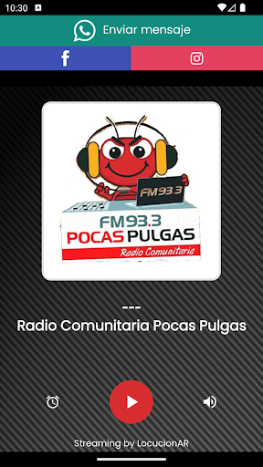 Android application Radio Comunitaria Pocas Pulgas screenshort