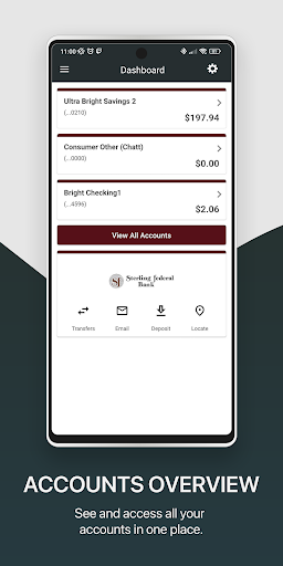 Sterling Federal Bank Screen 3