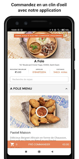 Android application A Fole screenshort