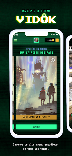 Android application Vidok : Enquêtes compétitives screenshort