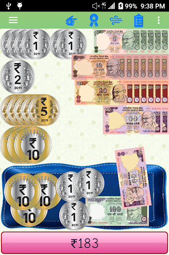 Calc Indian Rupee For Kids Screen 3