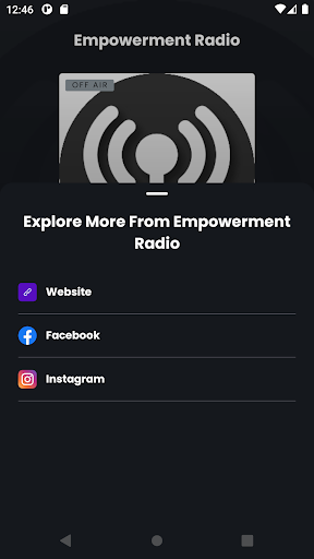 Empowerment Radio Screen 3