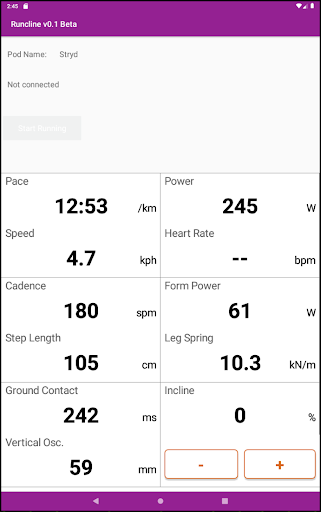 RunCline Screen 3