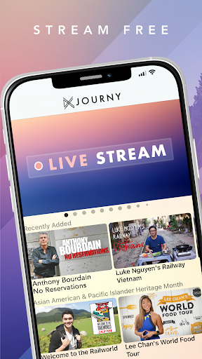 Android application JOURNY NOW screenshort