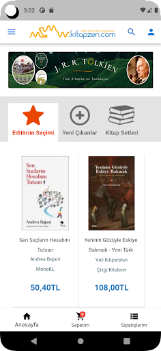 Android application Kitapzen screenshort