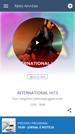 Android application Rádio Amnésia screenshort