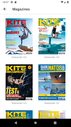 Android application Kiteboarder Magazine screenshort