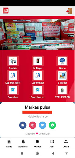 Markas pulsa Screen 2