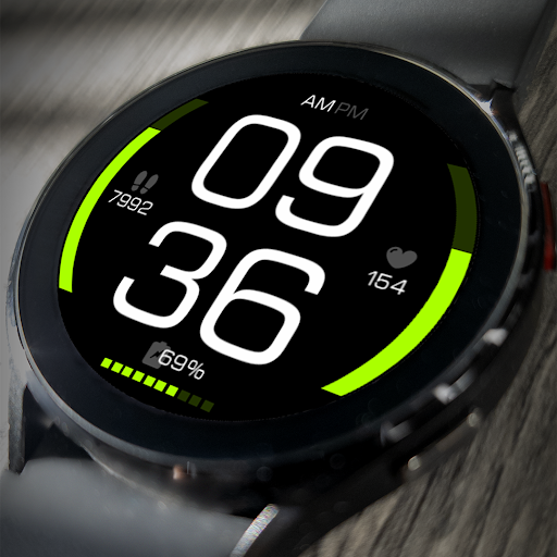 Android application Key085 Modern Watch Face screenshort