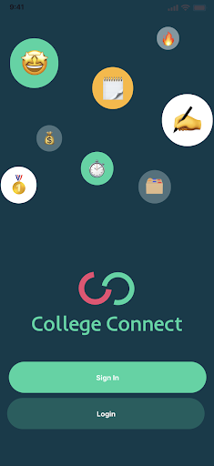 Android application Hubino - College Connect screenshort
